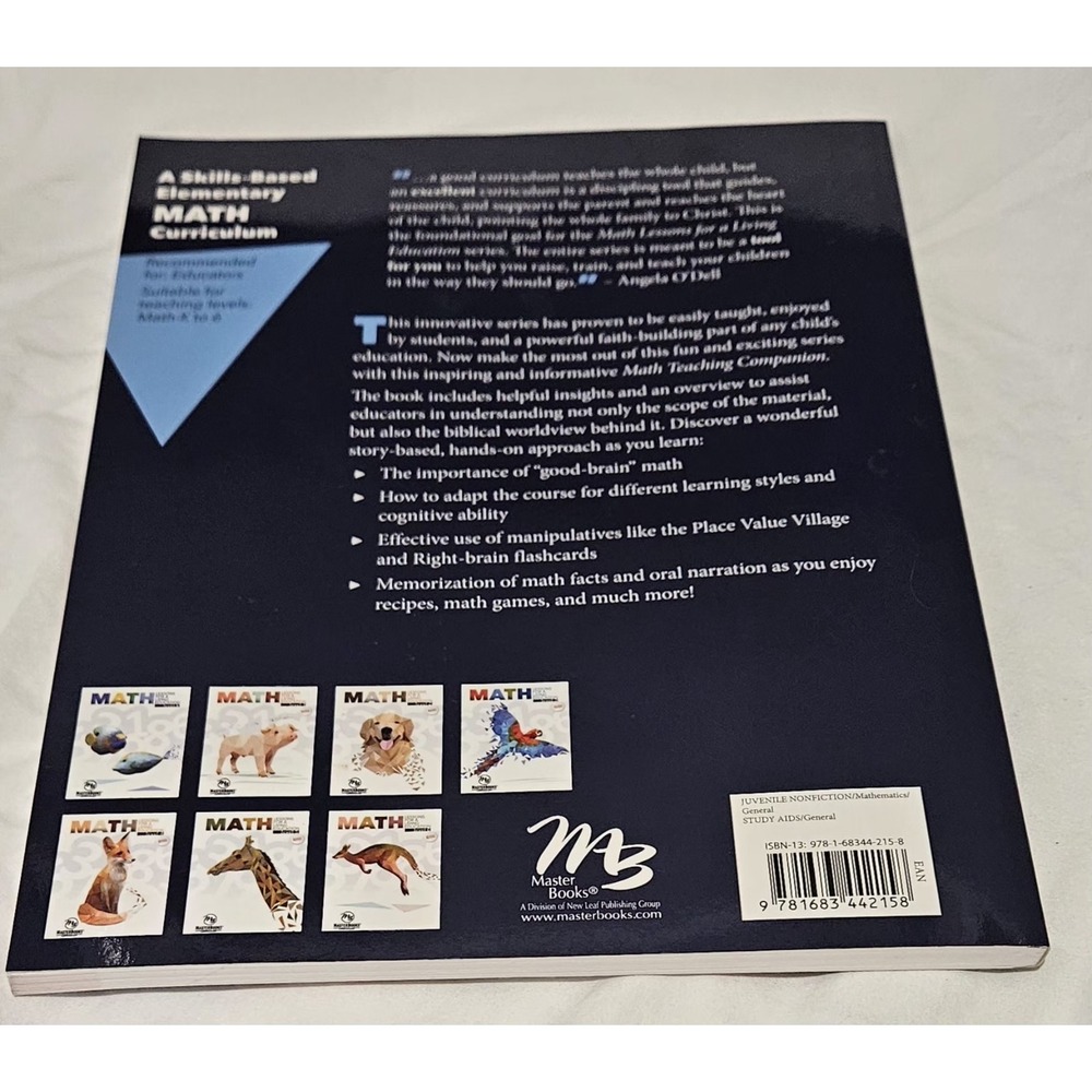 MasterBooks Math Lessons for a Living Education Teaching Companion Study Guide … - Picture 2 of 2